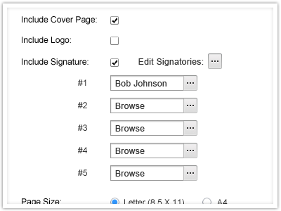 Multiple Signatures